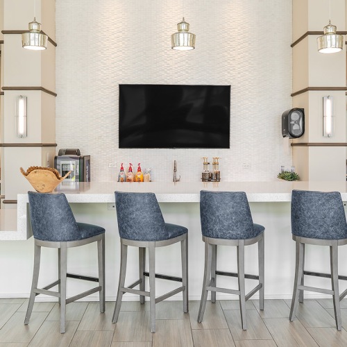 coffee bar with pub seating