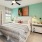 Bedroom with natural lighting and high ceilings