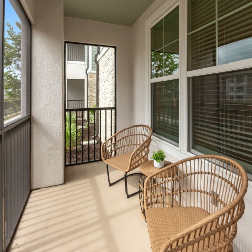 Spacious balconies Balcony
